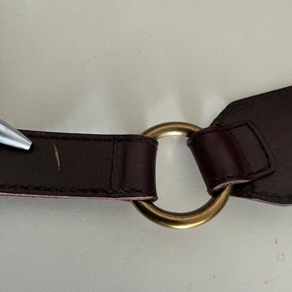 Lauren Ralph Lauren Equestrian Genuine Leather Womens Belt XL main image 9